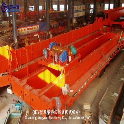 QDY雙梁橋式起重機(jī)試機(jī)！